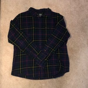 Mens XL LL Bean Flannel button down shirt